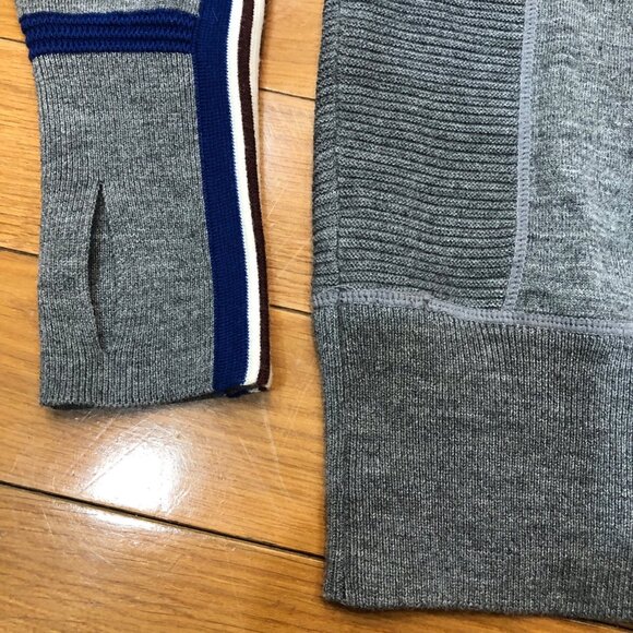 Athleta Merino Wool Blend Crew Neck Long Sleeve Gray Sweater Size S - Picture 5 of 8